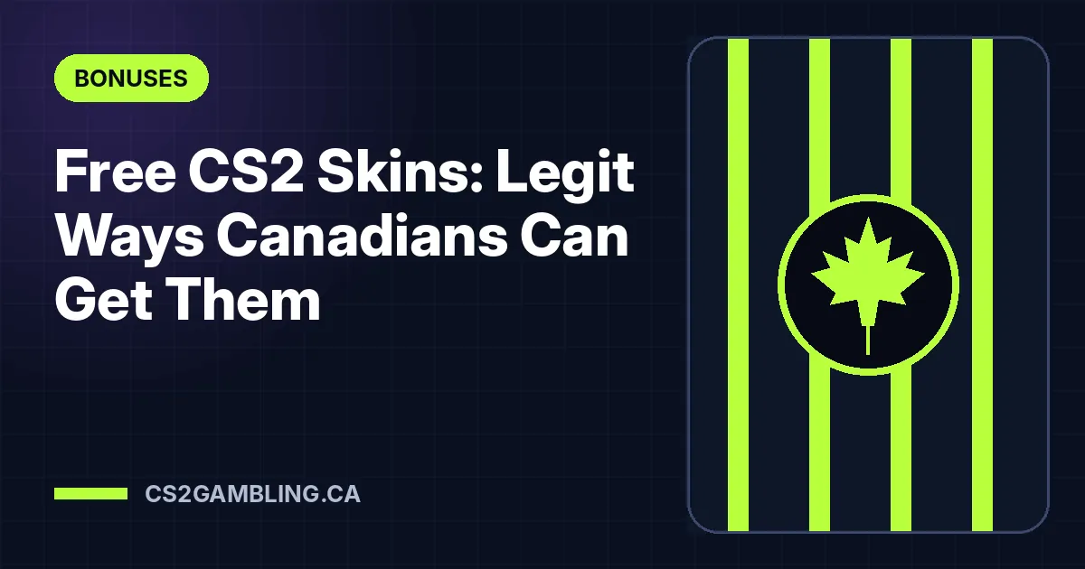 Free CS2 Skins: Legit Ways Canadians Can Get Them