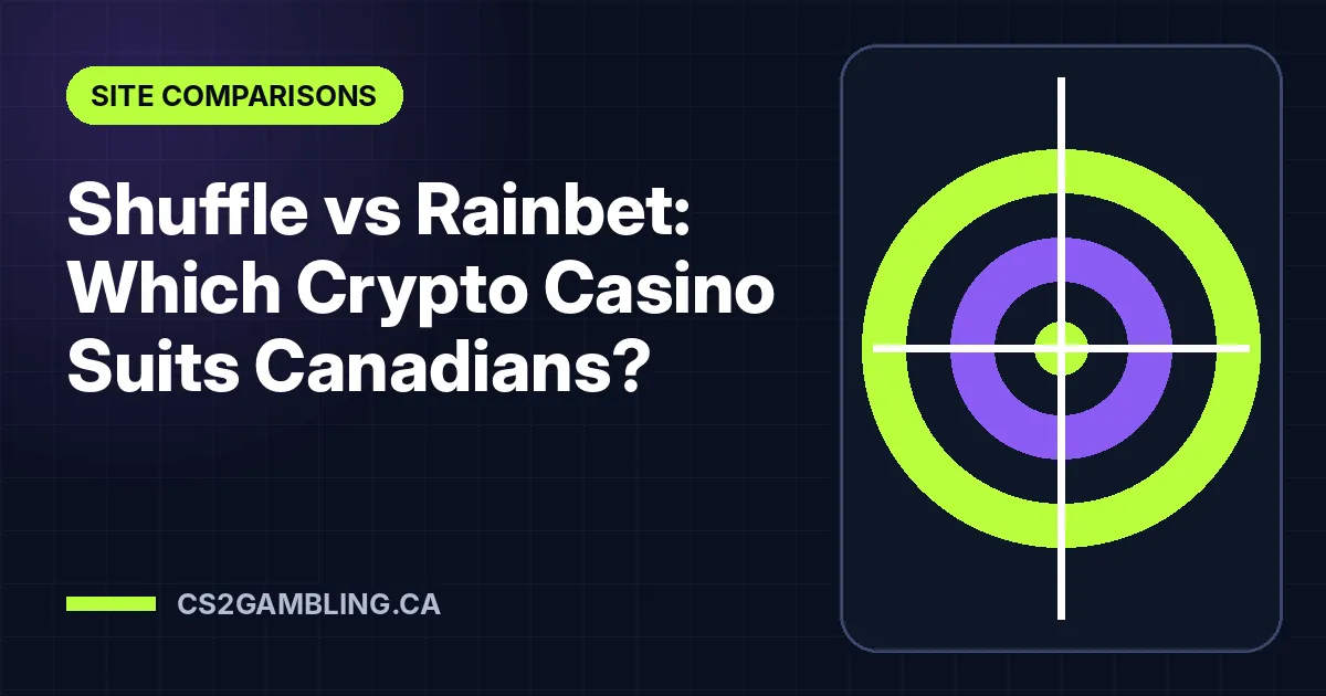 Shuffle vs Rainbet: Which Crypto Casino Suits Canadians?