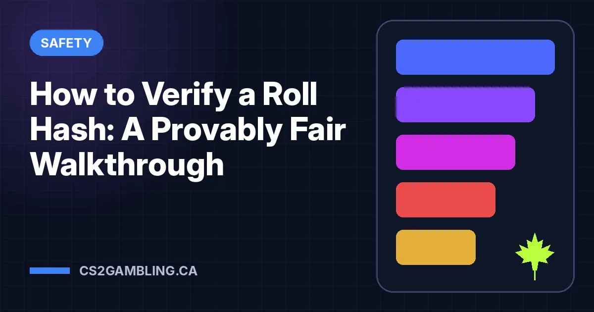 How to Verify a Roll Hash: A Provably Fair Walkthrough