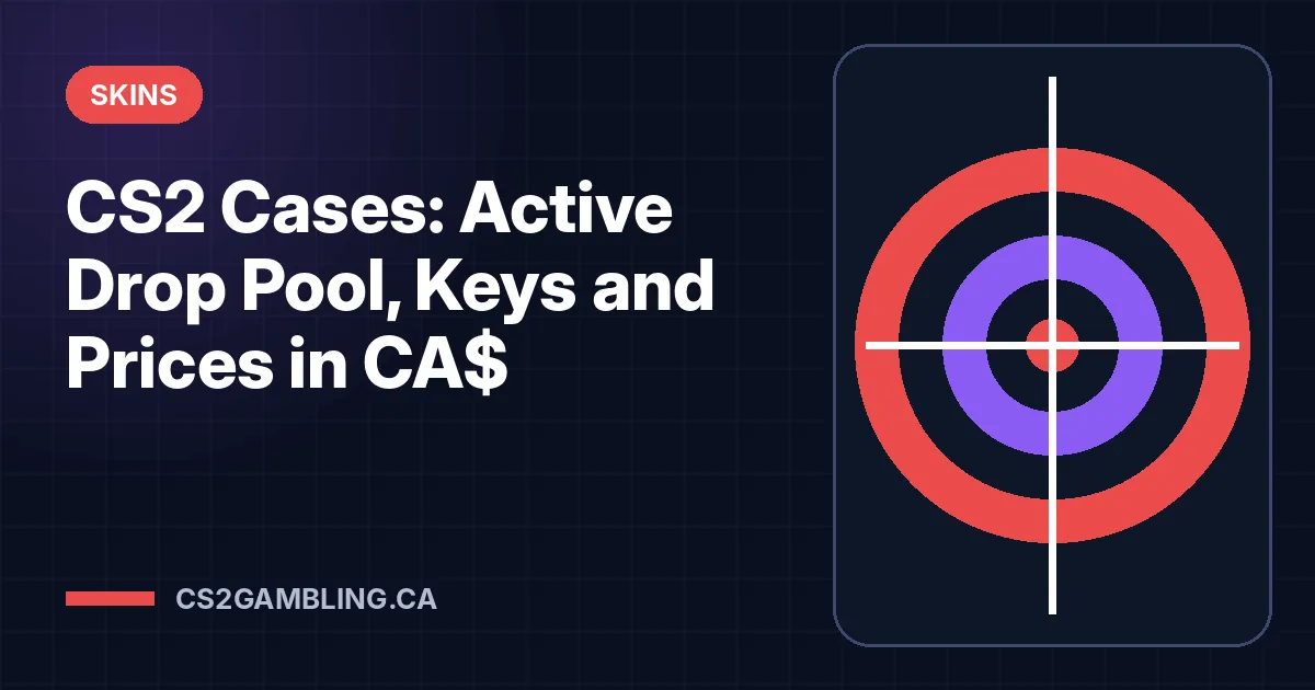 CS2 Cases: Active Drop Pool, Keys and Prices in CA$