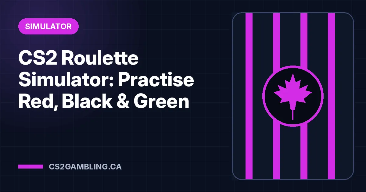 CS2 Roulette Simulator: Practise Red, Black & Green