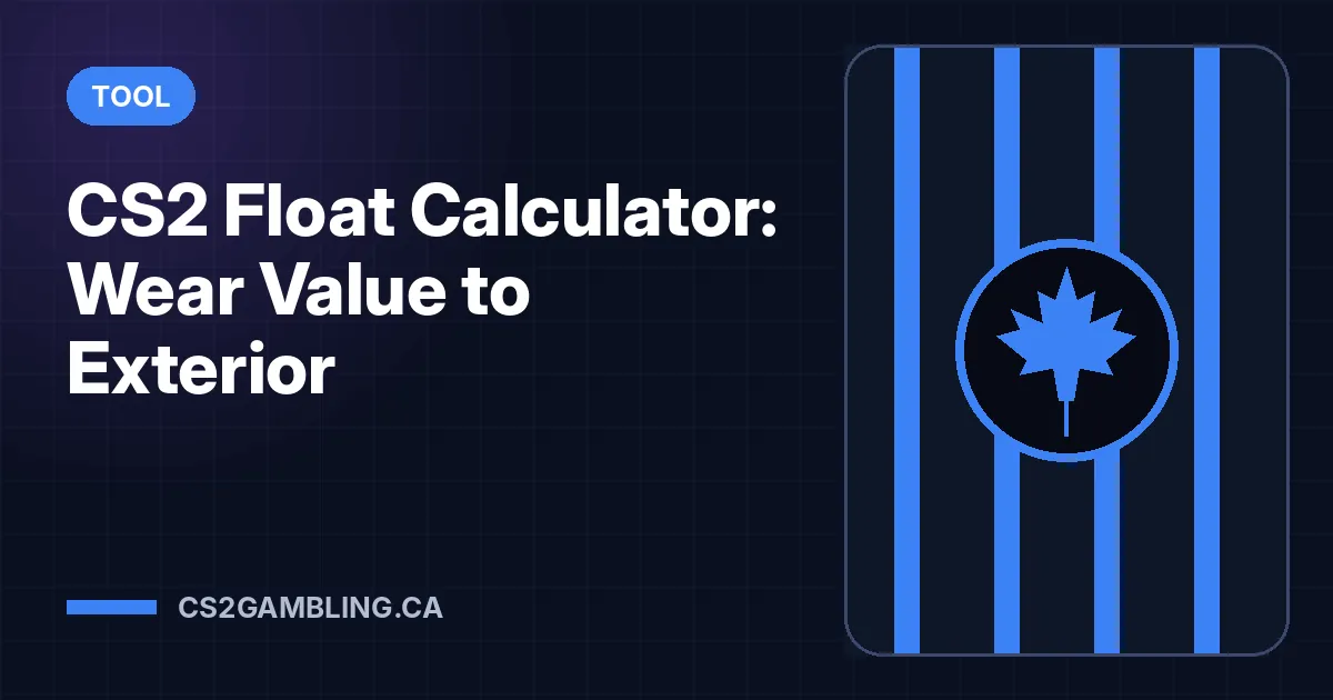 CS2 Float Calculator: Wear Value to Exterior