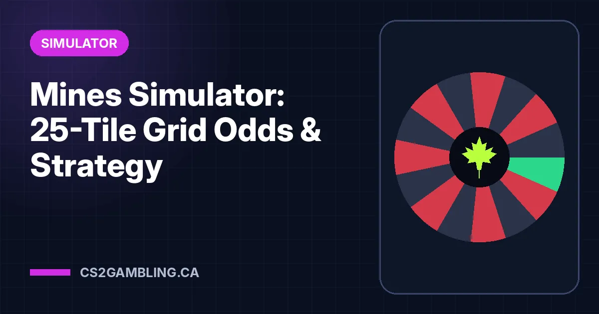 Mines Simulator: 25-Tile Grid Odds & Strategy