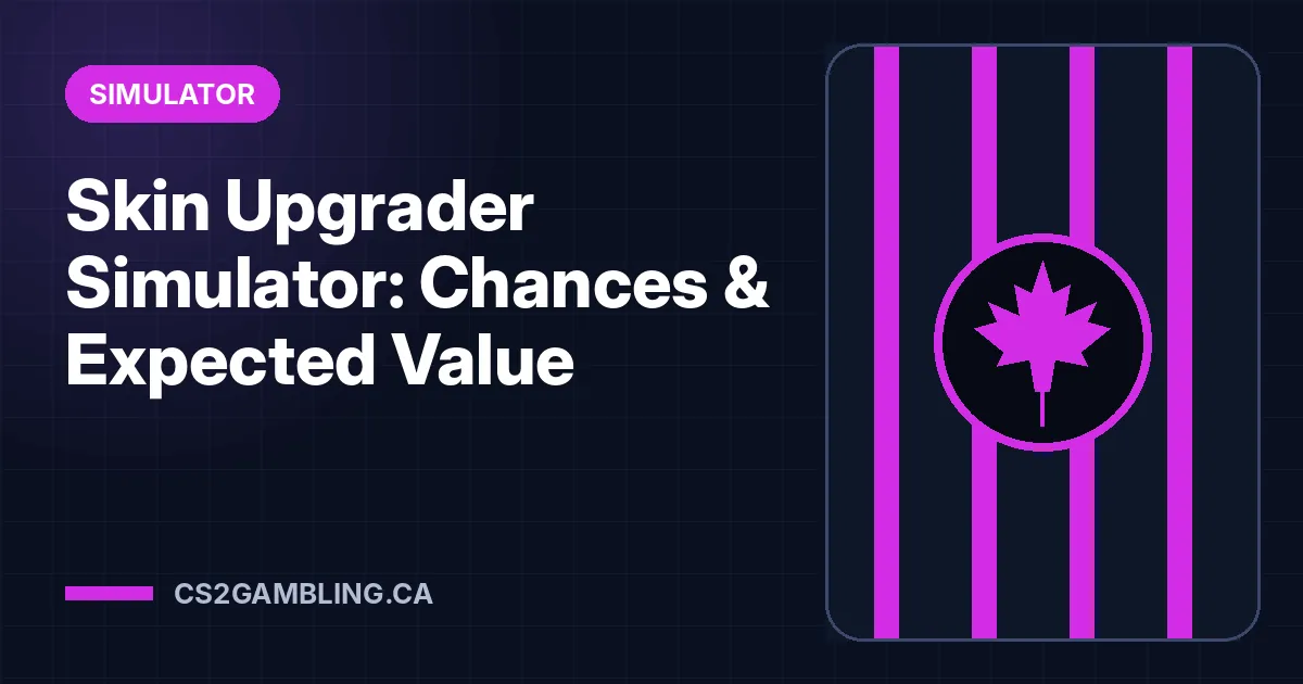 Skin Upgrader Simulator: Chances & Expected Value