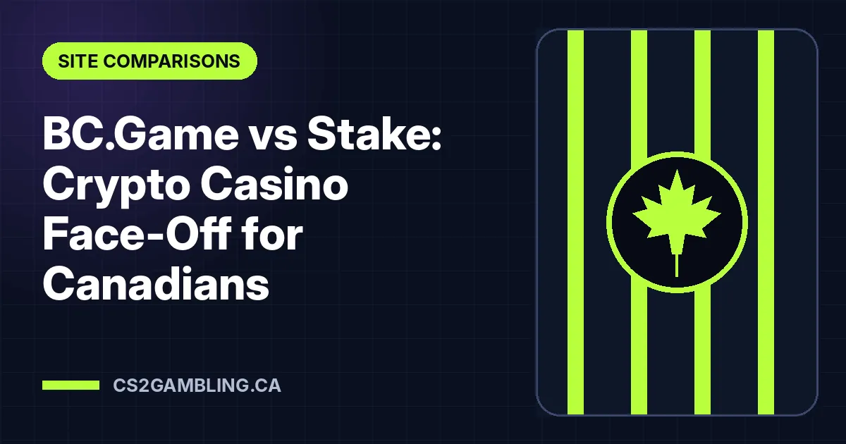 BC.Game vs Stake: Crypto Casino Face-Off for Canadians