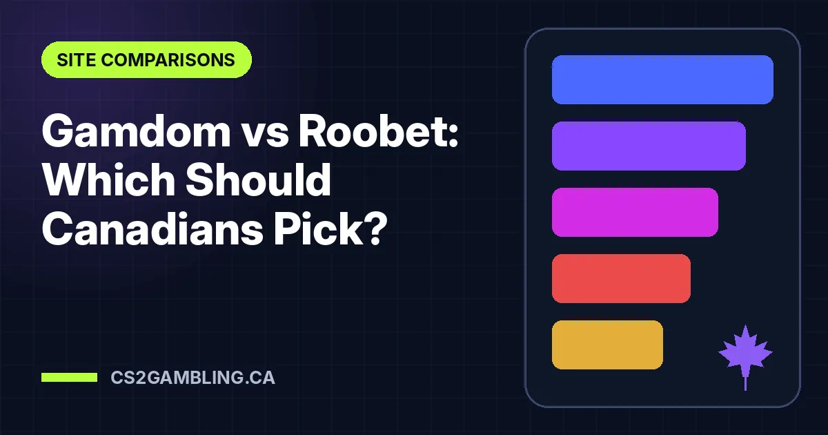 Gamdom vs Roobet: Which Should Canadians Pick?